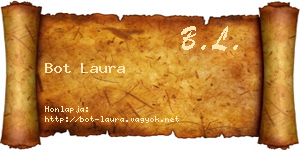 Bot Laura névjegykártya