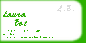 laura bot business card